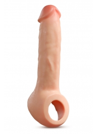 Телесная насадка-удлинитель Thrive 8.75 Inch Realistic Penis Extender Sleeve - 22,2 см. - Blush Novelties - в Рыбинске купить с доставкой