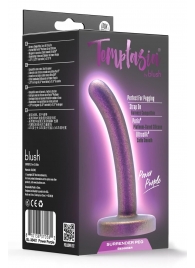 Фиолетовая насадка с гладкой поверхностью Surrender 4.75 Inch Beginner Pegging Dildo - 12 см. - Blush Novelties - купить с доставкой в Рыбинске
