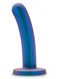 Синяя насадка с гладкой поверхностью Surrender 5.75 Inch Intermediate Pegging Dildo - 14,6 см. - Blush Novelties - купить с доставкой в Рыбинске