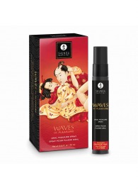 Оральный спрей Waves of Pleasure с ароматом клубники и шампанского - 20 мл. - Shunga - купить с доставкой в Рыбинске