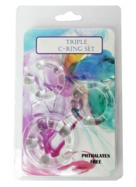 Набор из 3 эрекционных прозрачных колец - Boys of Toys - в Рыбинске купить с доставкой