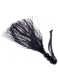 Черная силиконовая плетка - 25,4 см. - Boys of Toys - купить с доставкой в Рыбинске