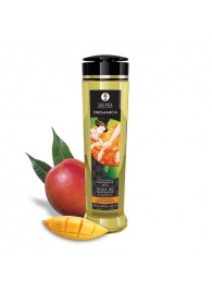 Массажное масло для тела Luscious Mango с ароматом манго - 240 мл. - Shunga - купить с доставкой в Рыбинске