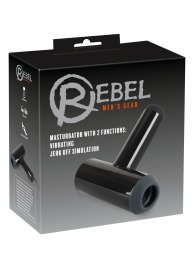 Черный мастурбатор с удобной ручкой Masturbator with 2 Functions - Orion - в Рыбинске купить с доставкой