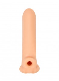 Телесный фаллоудлинитель Titan - 16,5 см. - Lola Games - в Рыбинске купить с доставкой