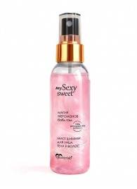 Мист для лица, тела и волос Sexy Sweet с ароматом бабл-гам, шиммером и феромонами - 95 мл. - 