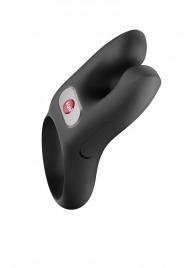 Черное эрекционное виброкольцо Nos - Fun Factory - в Рыбинске купить с доставкой