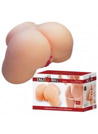 Телесный мастурбатор с 2 любовными отверстиями Olivia - Baile - в Рыбинске купить с доставкой