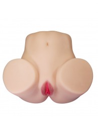 Телесный мастурбатор Julia с 2 любовными каналами - Baile - в Рыбинске купить с доставкой