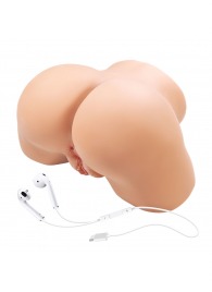 Телесный мастурбатор Olivia с 2 любовными отверстиями - Baile - в Рыбинске купить с доставкой