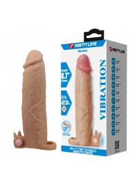 Телесная насадка на пенис Xerxes - 22 см. - Baile - в Рыбинске купить с доставкой