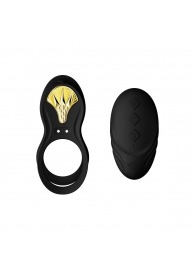 Черное эрекционное виброкольцо Bayek с пультом ДУ - Zalo - в Рыбинске купить с доставкой