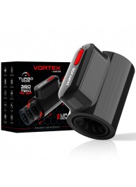 Черный автоматический мастурбатор с режимами поступательных движений и ротации - JAMYJOB - в Рыбинске купить с доставкой