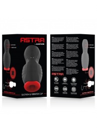 Черно-красный мастурбатор с вибрацией и всасыванием - JAMYJOB - в Рыбинске купить с доставкой