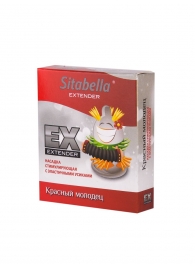 Стимулирующая насадка Sitabella Extender  Красный молодец - Sitabella - купить с доставкой в Рыбинске