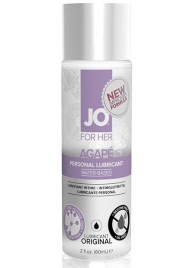 Лубрикант на водной основе для женщин JO AGAPE LUBRICANT ORIGINAL - 60 мл. - System JO - купить с доставкой в Рыбинске