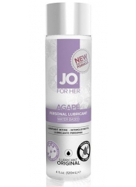 Женский лубрикант на водной основе JO AGAPE LUBRICANT ORIGINAL - 120 мл. - System JO - купить с доставкой в Рыбинске