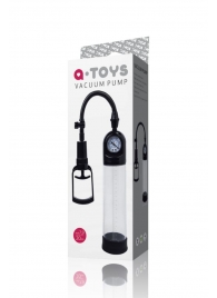 Чёрная вакуумная помпа A-toys с манометром и прозрачной колбой - A-toys - в Рыбинске купить с доставкой