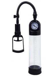 Чёрная вакуумная помпа A-toys с манометром и прозрачной колбой - A-toys - в Рыбинске купить с доставкой