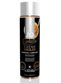 Лубрикант с ароматом крем-брюле JO GELATO CREME BRULEE - 120 мл. - System JO - купить с доставкой в Рыбинске