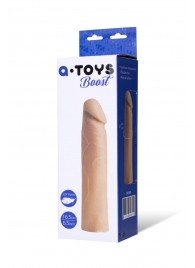 Реалистичная насадка с ярко выраженной головкой - 16,5 см. - A-toys - в Рыбинске купить с доставкой