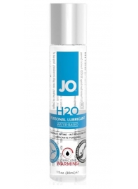 Возбуждающий лубрикант на водной основе JO Personal Lubricant H2O Warming - 30 мл. - System JO - купить с доставкой в Рыбинске