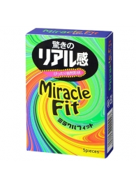 Презервативы Sagami Xtreme Miracle Fit - 5 шт. - Sagami - купить с доставкой в Рыбинске