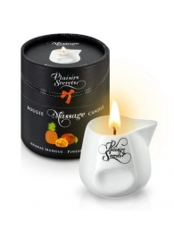 Массажная свеча с ароматом манго и ананаса Bougie de Massage Ananas Mangue - 80 мл. - Plaisir Secret - купить с доставкой в Рыбинске