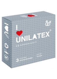 Презервативы с точками Unilatex Dotted - 3 шт. - Unilatex - купить с доставкой в Рыбинске