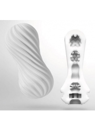 Мастурбатор FLEX Silky White с мягким рельефом - Tenga - в Рыбинске купить с доставкой
