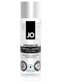 Охлаждающий лубрикант на силиконовой основе JO Personal Premium Lubricant Cooling - 60 мл. - System JO - купить с доставкой в Рыбинске