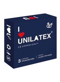 Ультрапрочные презервативы Unilatex Extra Strong - 3 шт. - Unilatex - купить с доставкой в Рыбинске