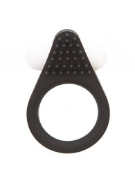 Чёрное эрекционное кольцо LIT-UP SILICONE STIMU RING 1 BLACK - Dream Toys - в Рыбинске купить с доставкой