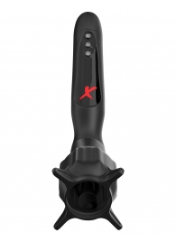 Чёрный вибростимулятор для головки члена с эффектом всасывания Vibrating Roto-Sucker - Pipedream - в Рыбинске купить с доставкой