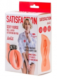 Мастурбатор с виброкольцом Satisfaction Magazine Nurse - Lola Games - в Рыбинске купить с доставкой