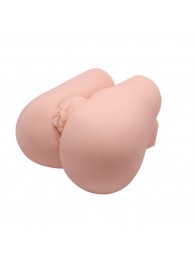 Реалистичный мастурбатор с вибрацией и двумя тоннелями - вагиной и анусом - Baile - в Рыбинске купить с доставкой