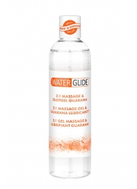 Гель-смазка 2-в-1 MASSAGE   LUBRICANT GUARANA - 300 мл. - Waterglide - купить с доставкой в Рыбинске