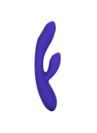 Фиолетовый вибратор с функцией электростимуляции Intimate E-Stimulator Dual Wand - 21,5 см. - California Exotic Novelties - купить с доставкой в Рыбинске