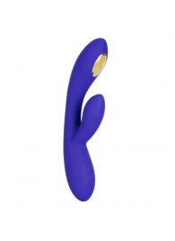 Фиолетовый вибратор с функцией электростимуляции Intimate E-Stimulator Dual Wand - 21,5 см. - California Exotic Novelties - купить с доставкой в Рыбинске