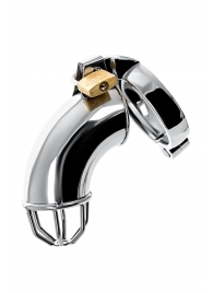 Серебристый мужской пояс верности TOYFA Metal - ToyFa - купить с доставкой в Рыбинске