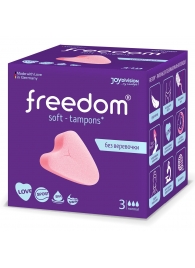 Женские гигиенические тампоны без веревочки FREEDOM normal - 3 шт. - Freedom - купить с доставкой в Рыбинске