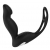 Черный вибромассажер простаты P-PLEASER W ERECTION ENHANCE - Dream Toys - в Рыбинске купить с доставкой