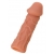 Телесная реалистичная насадка KOKOS Extreme Sleeve 05 с дополнительной стимуляцией - 12,7 см. - KOKOS - в Рыбинске купить с доставкой