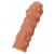 Телесная реалистичная насадка KOKOS Extreme Sleeve 11 с дополнительной стимуляцией - 12,7 см. - KOKOS - в Рыбинске купить с доставкой