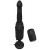 Черный вибромассажер с функцией поступательных движений Ass Thruster - Pipedream - купить с доставкой в Рыбинске