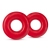 Набор из 2 красных эрекционных колец DONUT RINGS OVERSIZED - Blush Novelties - в Рыбинске купить с доставкой