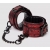Красно-черные наручники Reversible Faux Leather Wrist Cuffs - Fifty Shades of Grey - купить с доставкой в Рыбинске