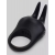 Черное эрекционное виброкольцо Sensation Rechargeable Vibrating Rabbit Love Ring - Fifty Shades of Grey - в Рыбинске купить с доставкой