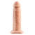 Телесный реалистичный фаллоимитатор с полостью Silicone Hollow Extension - 20 см. - Pipedream - купить с доставкой в Рыбинске