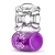 Фиолетовое эрекционное виброкольцо Pleaser Rechargeable C-Ring - Blush Novelties - в Рыбинске купить с доставкой
